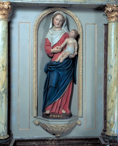 Statue : Vierge à l'Enfant