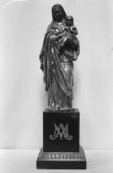 Statue (statuette) : vierge à l'enfant, église paroissiale Sainte-Anne (Sainte-Anne-sur-Vilaine)