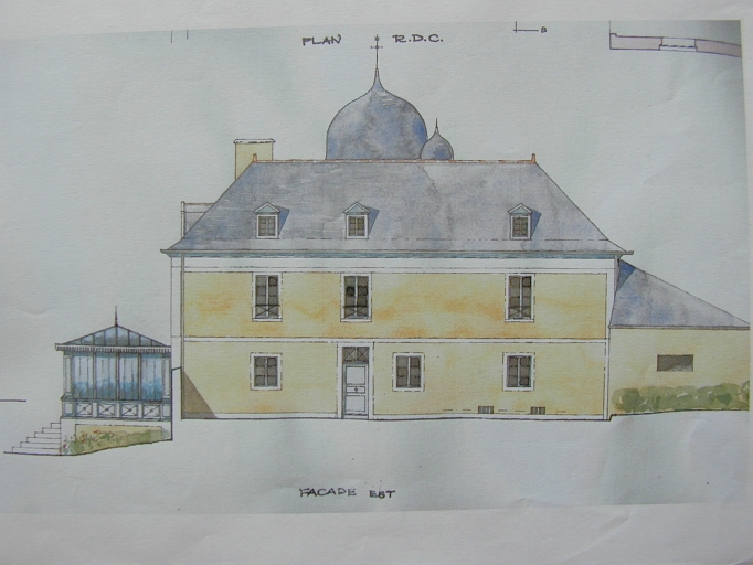 Ancien presbytère, le Tertron (Breteil)