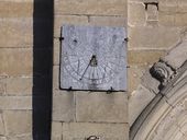 Cadran solaire, église Saint-Gilles (Malestroit)