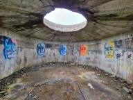 Bunker-poste d'observation et de tir pour mortier de 8,14 cm dit Tobruk-Stand, Île Percée (Moëlan-sur-Mer)