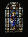Verrière de la baie 2 (verrière à personnages) : saint Louis