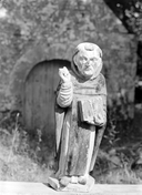 Statue (statuette, d'applique) : saint Vincent-Ferrier (?), chapelle Saint-Eugène (Locmalo)