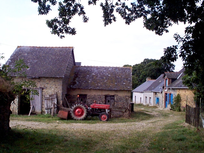 Alignement de maisons, la Rochère (Saint-Malo-de-Phily)