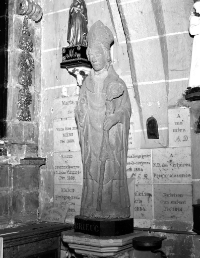 Statue (petite nature) : saint Brieuc