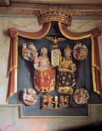 Autel, retable (autel secondaire) : de la Trinité, église paroissiale Saint-Aignan (Saint-Aignan)