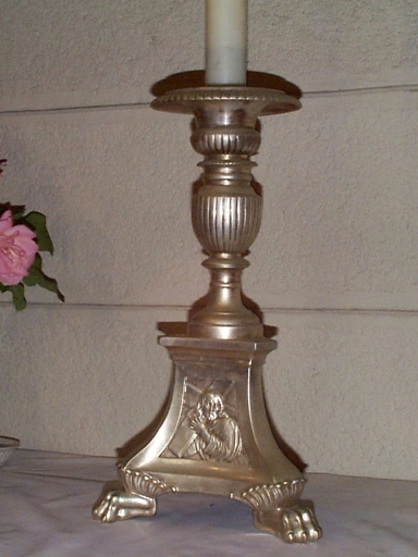 Ensemble de 6 chandeliers d'autel