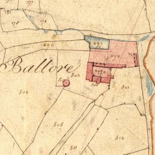 Manoir de Balloré,rue du Moulin ; rue du Stade (Trévou-Tréguignec)
