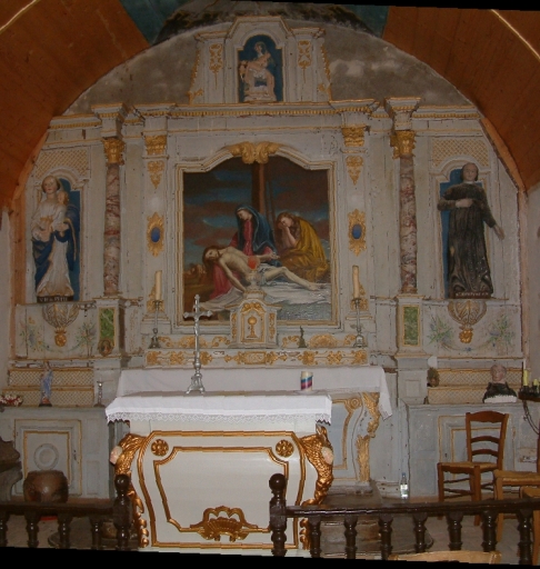Retable et peinture monumentale en trompe l'oeil