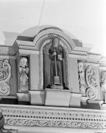 Statue : Saint Fiacre, église Saint-Samson (Helléan)