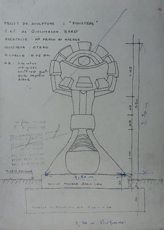 Décoration au titre du 1% artistique du Lycée Dupuy-de-Lôme, 34 rue Dupuy-de-Lôme (Brest)