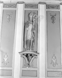 Statue (d'applique, petite nature) : saint évêque, église paroissiale Saint-Demet (Plozévet)