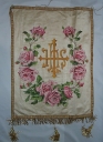 Voile d'exposition du Saint-Sacrement et bourse de corporal