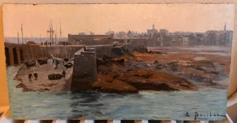 Digue et cale de l'avant-port de Saint-Servan, terre-plein du Naye (Saint-Malo)