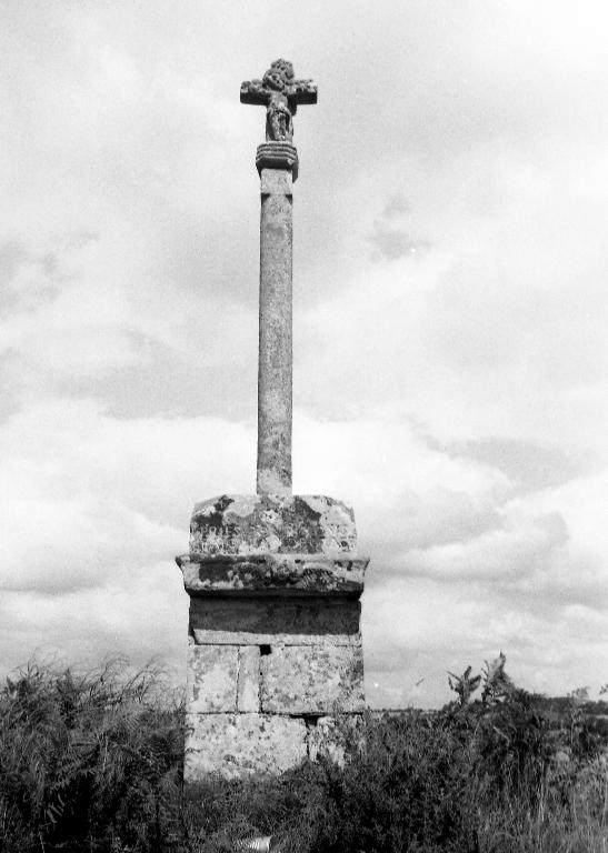 Croix de chemin, dite Croix des Gallos, près de Sainte-Noyale (Noyal-Pontivy)