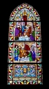Verrière à personnages de la baie 8
