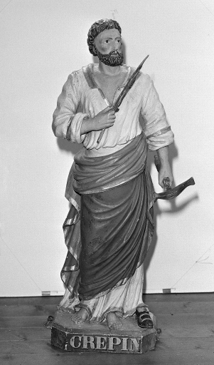 Statue de saint Crépin