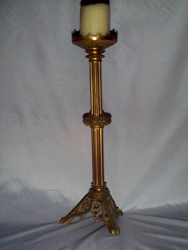 Ensemble 2 de 2 chandeliers d'autel