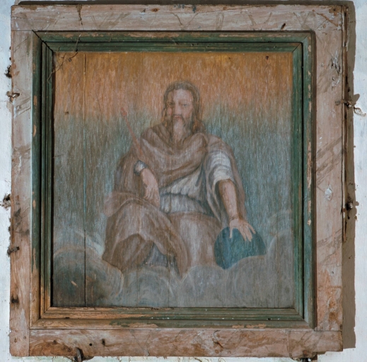 Tableaux (2) (en pendant) : Dieu le père ; Christ glorieux