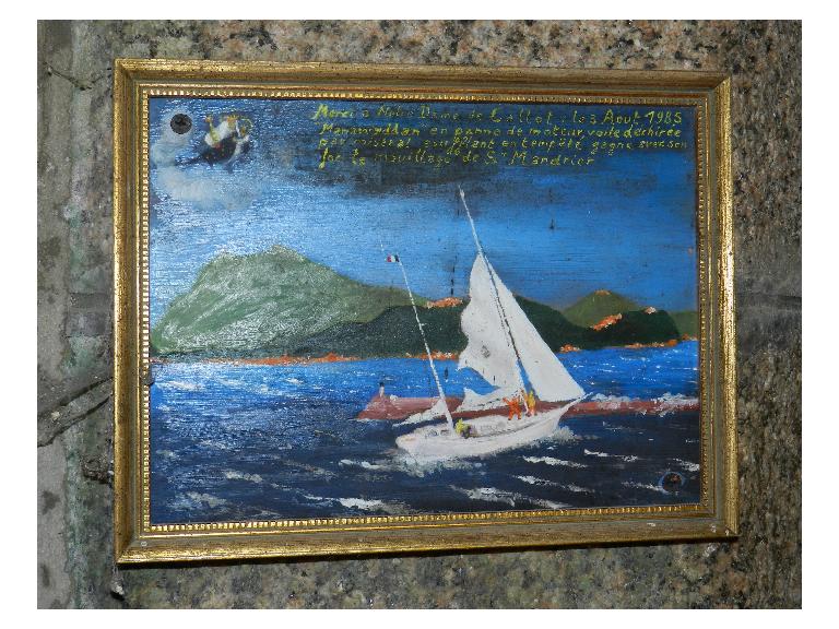Ex-votos et maquettes de la Chapelle Notre-Dame de Callot (Carantec)