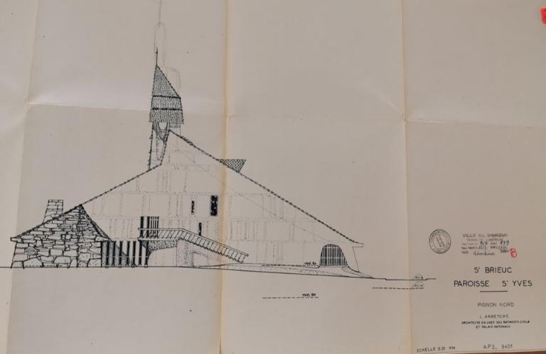 Eglise saint-Yves, rue du Vieux Puits (Saint-Brieuc)