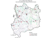 Maisons, fermes et hameaux sur la commune du Cloître Saint-Thégonnec