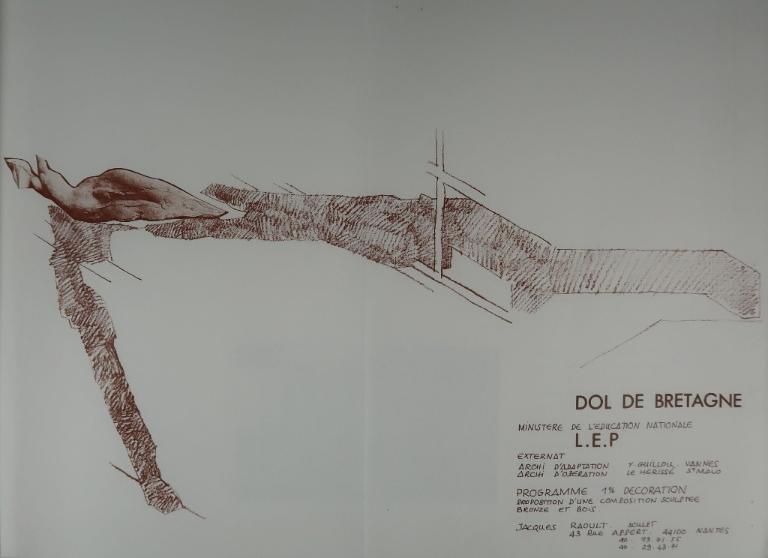 La décoration au titre du 1% artistique du Lycée professionnel Alphonse Pellé (Dol-de-Bretagne)