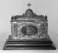 Reliquaire, église paroissiale Notre-Dame (La Chapelle-Caro fusionnée en Val d'Oust en 2016)