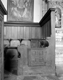 Ensemble de 2x13 stalles et 2 armoires, église Notre-Dame de la Tronchaye (Rochefort-en-Terre)
