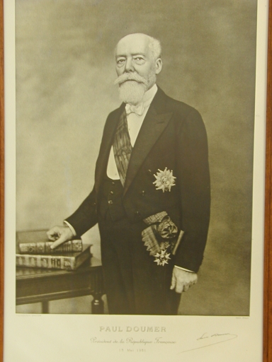 Estampe : Portrait du Président Paul Doumer