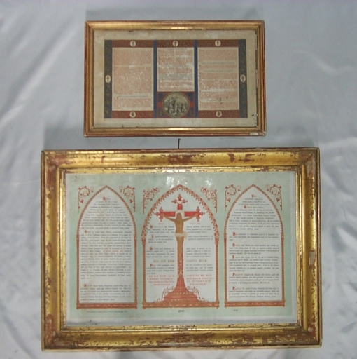 Ensemble de 2 canons d'autel
