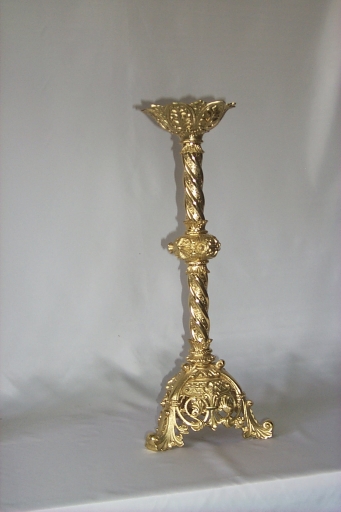 Ensemble 2 de 6 chandeliers d'autel