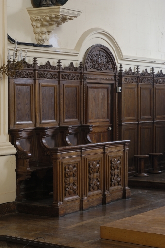 Ensemble de 3*2 Stalles et lambris