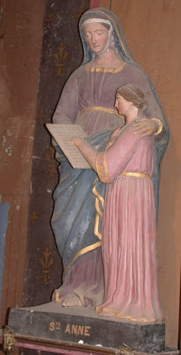 Statue : Education de la Vierge