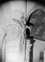 Croix : Christ en croix, église paroissiale Notre-Dame de l'Assomption (Cléden-Poher)