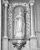 Statue : saint Pierre, église paroissiale Saint-Pierre (Pleudaniel)