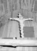 Croix : Christ en croix (1), église dite Chapelle Saint-Nicolas, le Binio (Augan)
