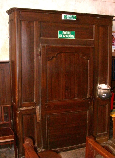 Lambris, paires de tambours de porte et de vantaux