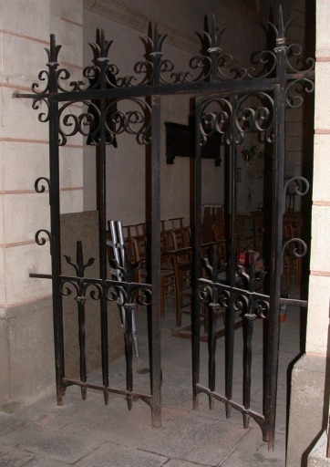 Clôture de chapelle de la Vierge