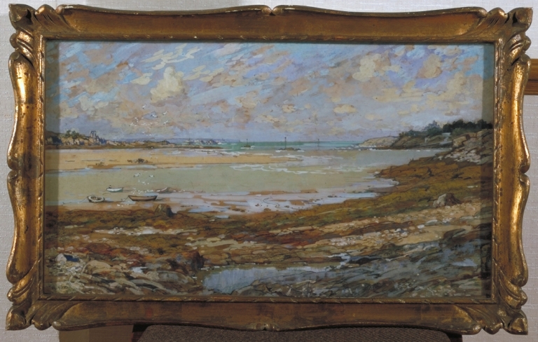 Tableau : Le port de Saint-Briac