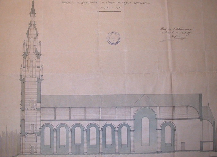 Église paroissiale Notre-Dame-de-Bon-Voyage, place de l'Eglise (Binic fusionnée en Binic-Etables-sur-Mer en 2016)
