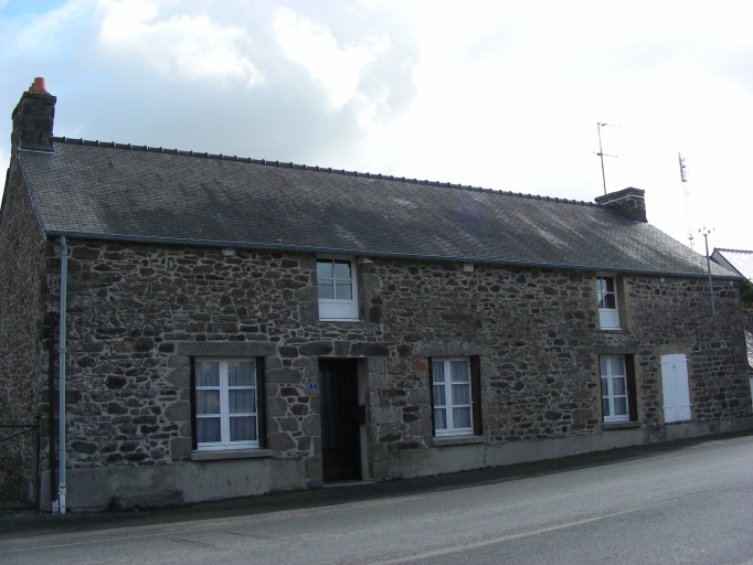 Alignement de maisons, 1 rue de la Porte d'Aleth (Châteauneuf-d'Ille-et-Vilaine)