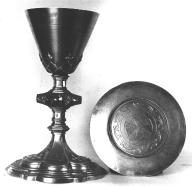 Calice, patène (ancien calice & patène 5) 4, église Saint-Golven (Taupont)