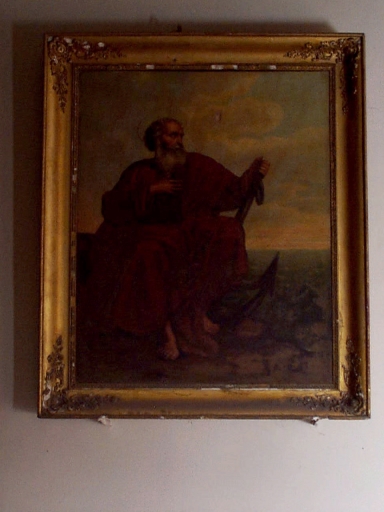 Tableau, cadre : saint Clément