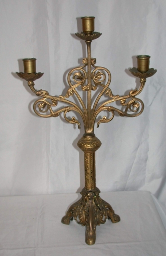 Paire de bougeoirs