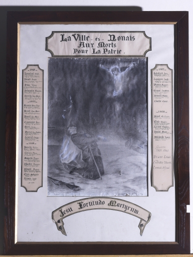 Tableau commémoratif des morts de la guerre 1914-1918