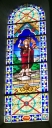 Verrière à personnages de la baie 2 : saint Jean-Baptiste