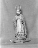 Statue (statuette) : saint non identifié, église paroissiale Saint-Eneour (Plonéour-Lanvern)
