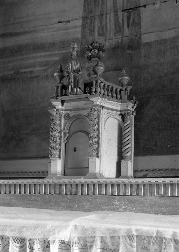 Statue : Dieu le Père, chapelle Saint-Thudec (Poullaouen)