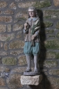 Ensemble de 2 statues (en pendant) : Saint Isidore et Saint Jean-Baptiste